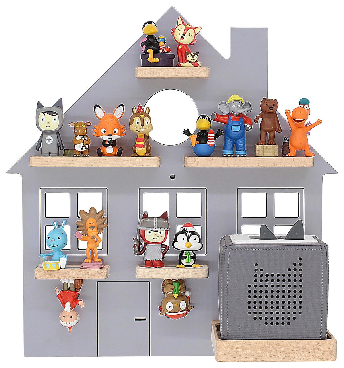 Otroška Polica Boarti, Siva - siva, Moderno, leseni material (42/44/19cm) - MID.YOU