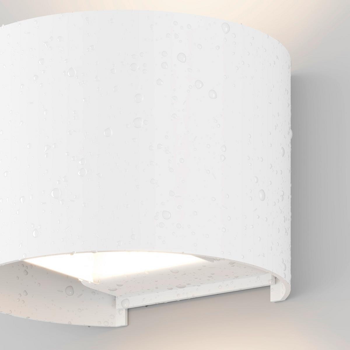 AUSSENLEUCHTE FULTON - Weiss, Modern, Metall (11,5/13,5/9,5cm) - MAYTONI
