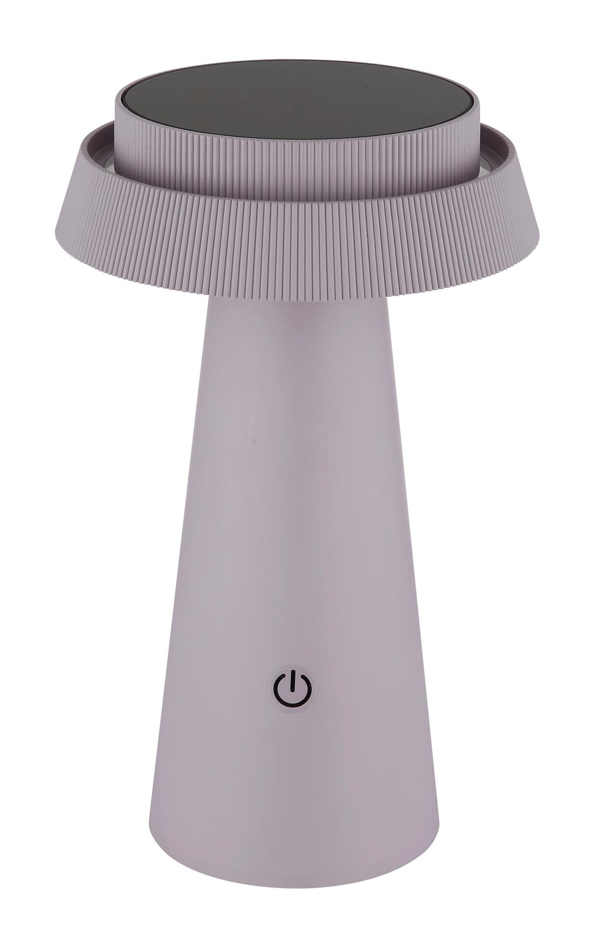 Solarleuchte 36624p  Solar - Pink/Schwarz, Design, Kunststoff (14/23cm) - Globo