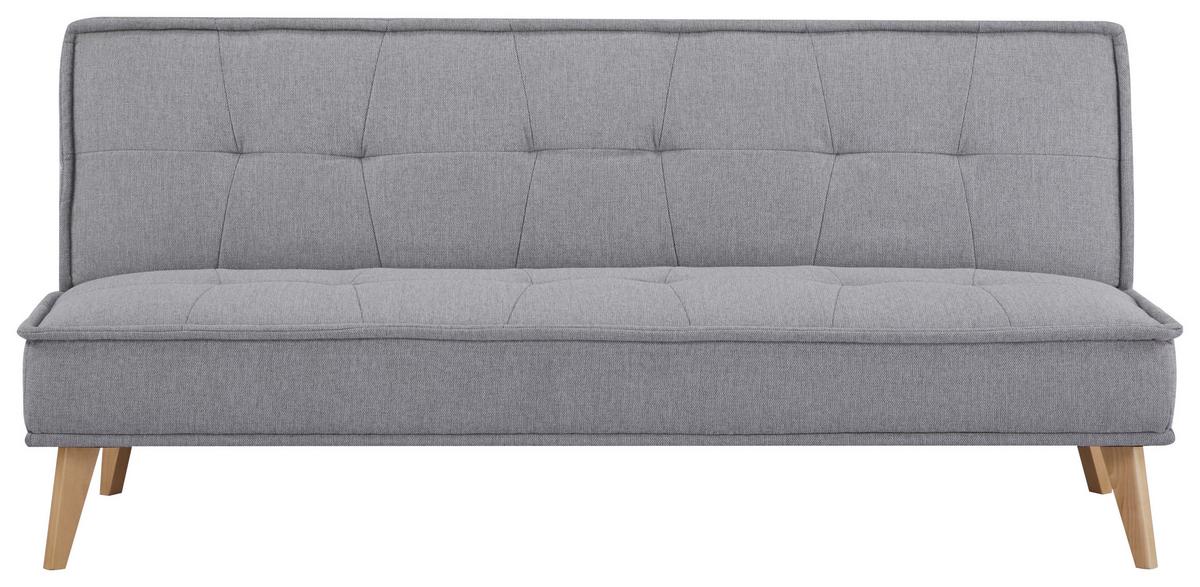 Canapea extensibila JOY - gri deschis, Konventionell, lemn/textil (188/82/87cm) - Ondega