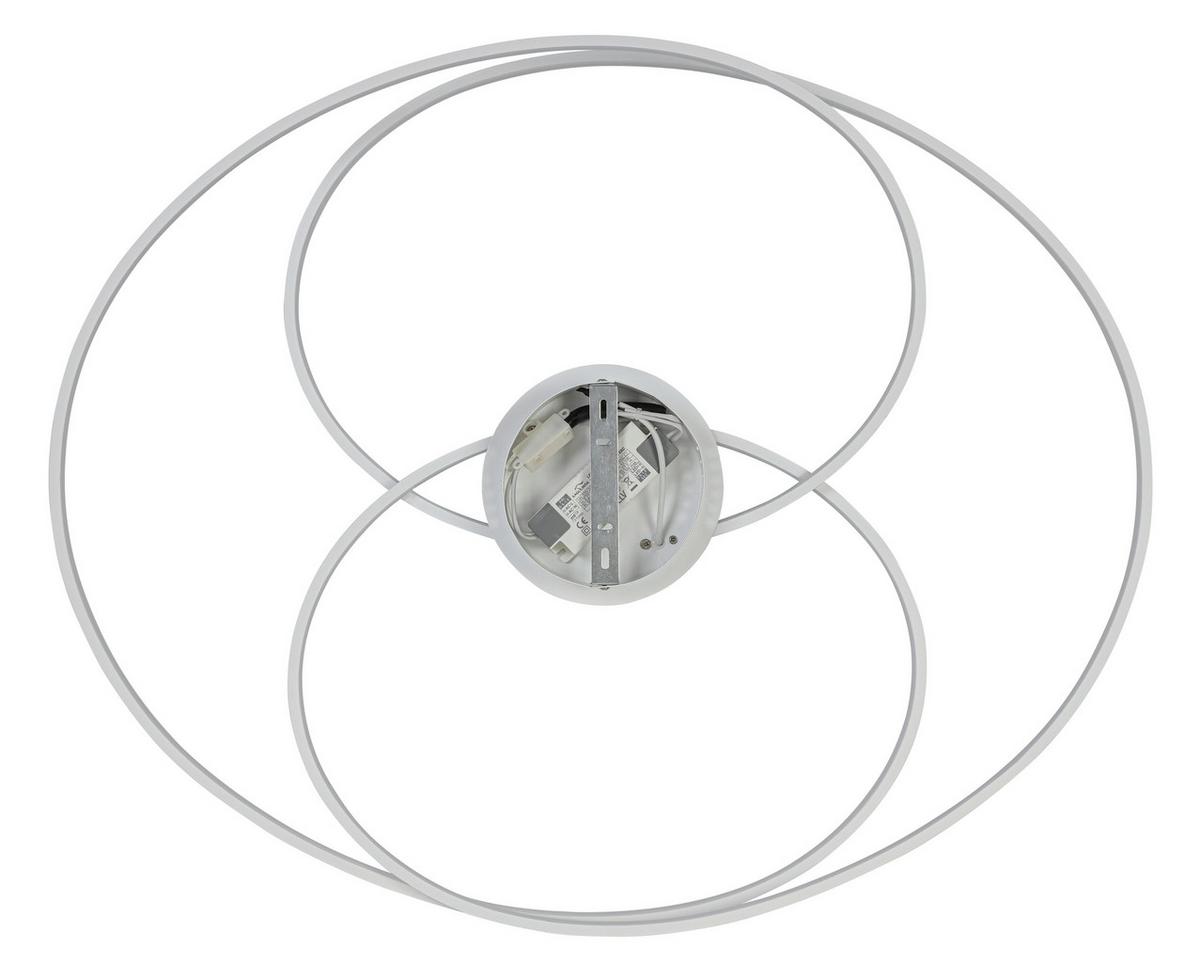 Stropna Led-svetilka Wilma - bela, Moderno, kovina/umetna masa (65/80/15,5cm) - Mömax