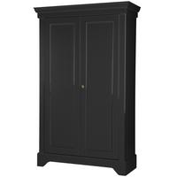 Schrank Isabel Schwarz - Schwarz, Design, Holz/Metall (118/191/47cm) - Livetastic