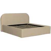 Tapecirani Krevet Bilbao Storage - crna/sivo-bež, Design, drvo/tekstil (160/200cm) - Based