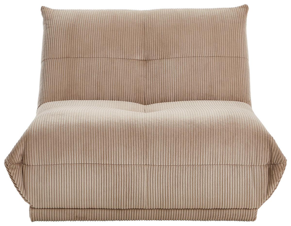 Modul Sofaelement Giselle Taupe - Taupe, Trend, Textil (105/80/112cm) - Livetastic