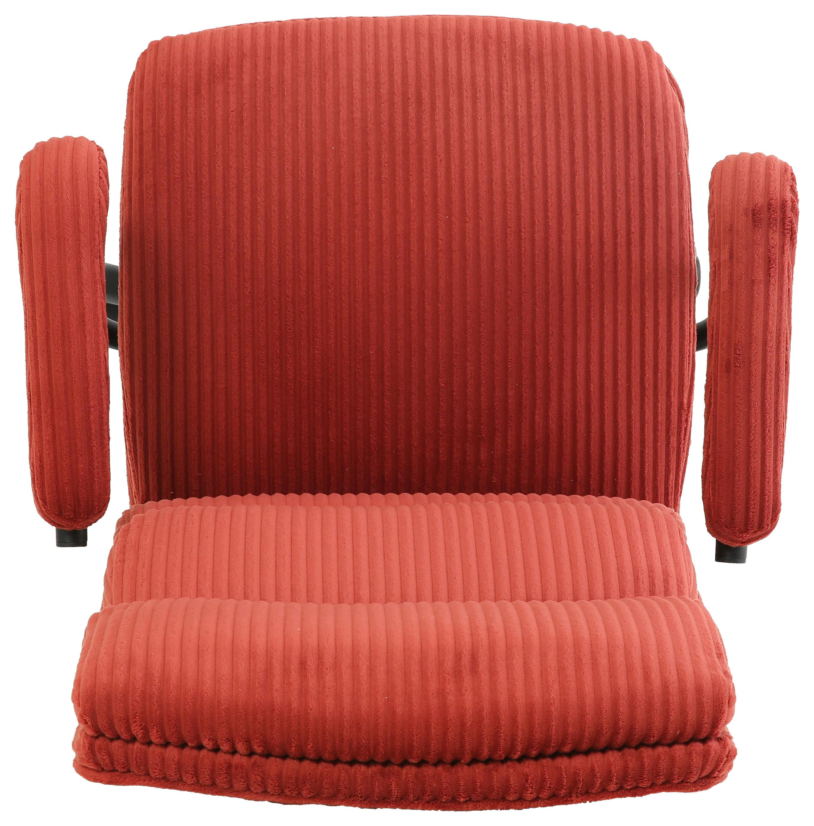 SNURRSTOL MANHATTAN 2 - röd/svart, Modern, metall/trä (58/102-112/64,5cm) - Mömax