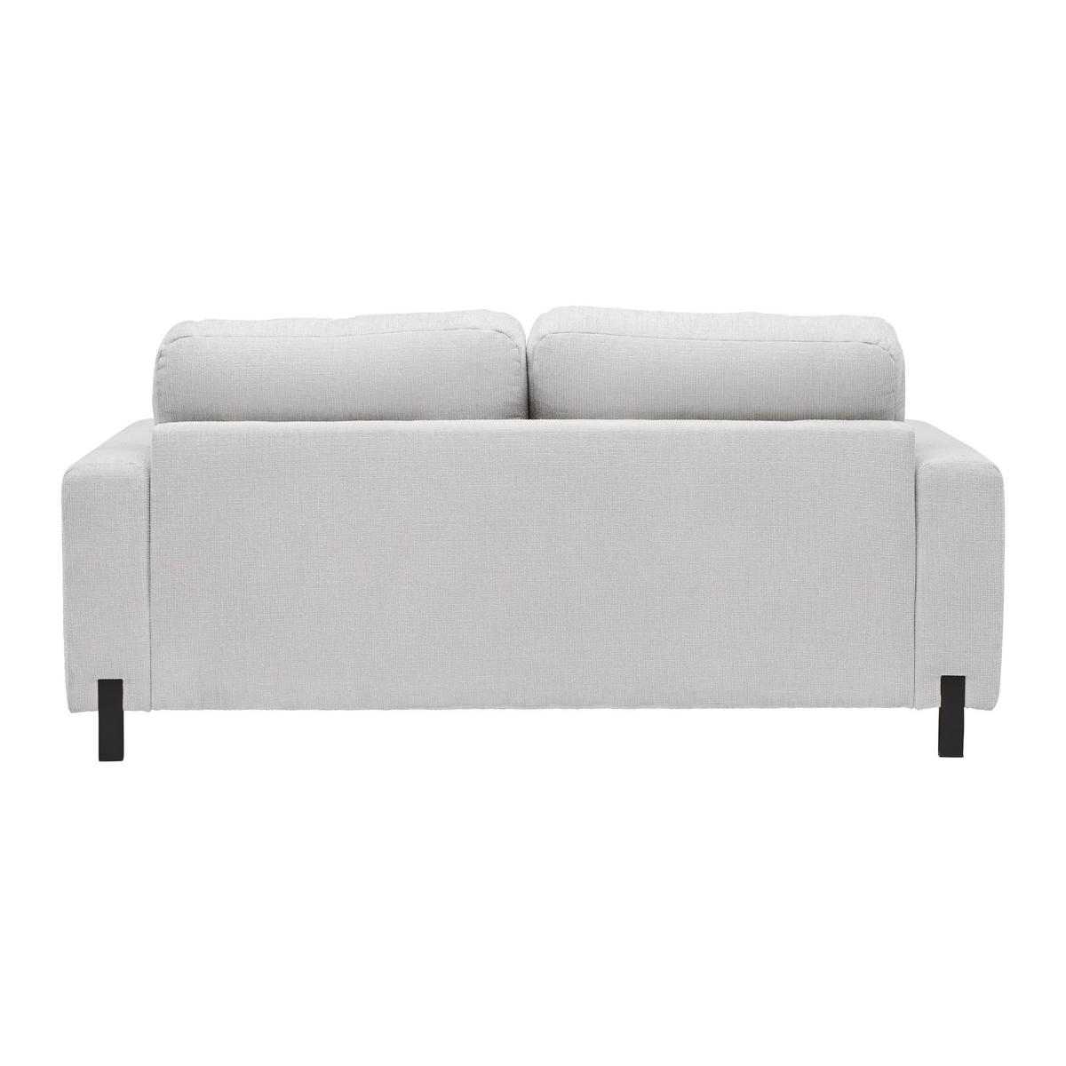 2-Sitzer-Sofa Piega Silberfarben - Silberfarben/Schwarz, MODERN, Textil/Metall (189/66-87/96cm) - Mömax
