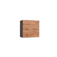 Küchenoberschrank Turin ca. 60x57 cm Graphit/Eiche - Eiche Wotan/Graphitfarben, Design (60/57/34cm) - Held