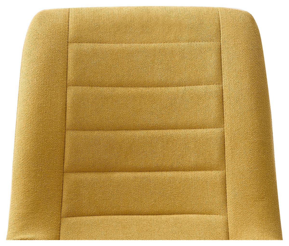 Stolica Una - žuta/crna, Basics, metal/tekstil (53/45/88cm) - Best Price