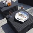 Gartentisch California - Graphitfarben, MODERN, Kunststoff (68/35/68cm) - ALLIBERT