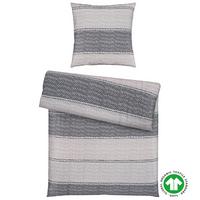 Bettwäsche Bio-Eva in Taupefarben ca. 140x200cm - Taupe, MODERN, Textil (140/200cm) - ecoTree