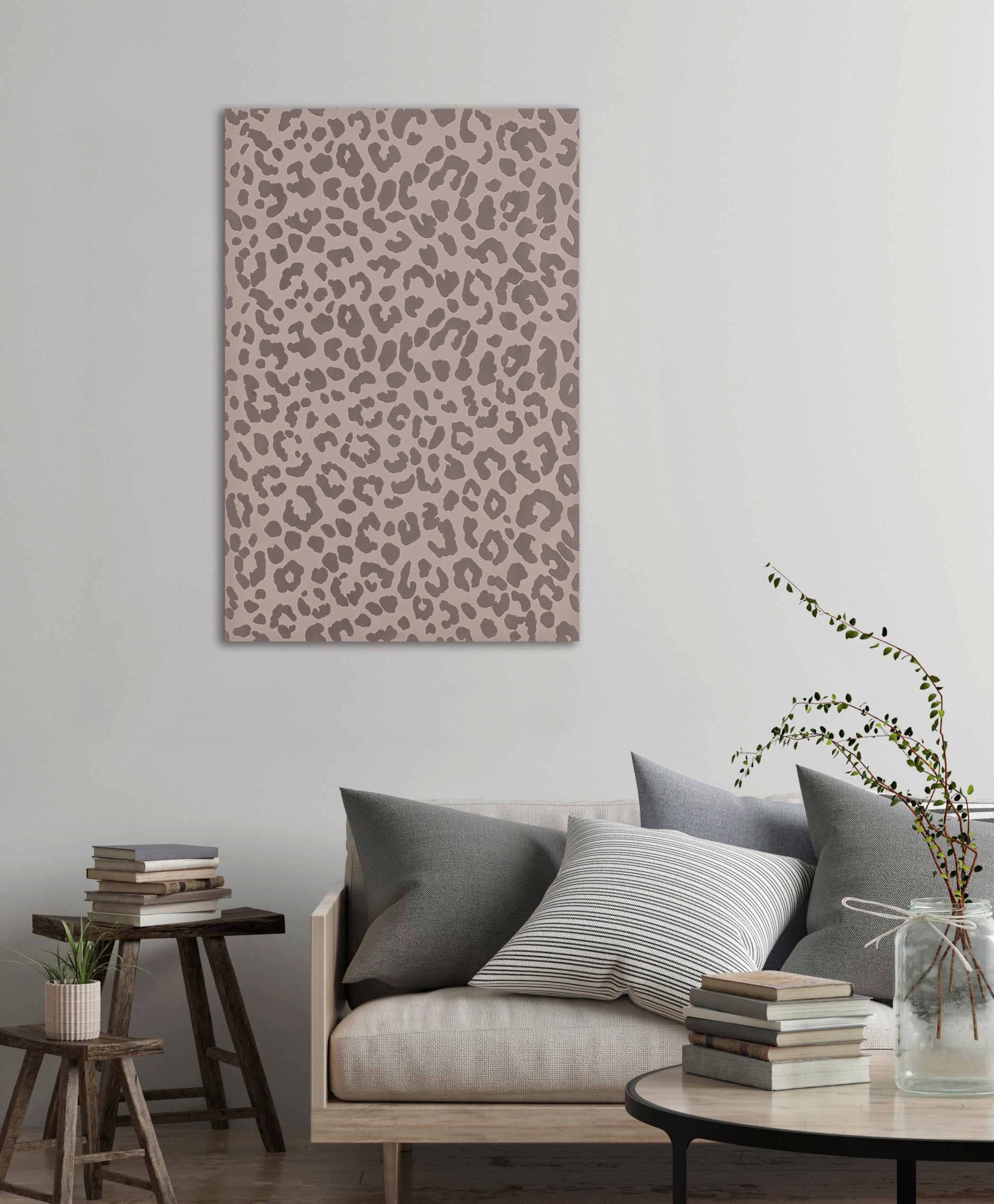 Slika U Blind Ramu 60x90x2,8cm Leo - moka, tekstil/pločasti materijal (60/90/2,8cm) - Mömax