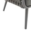 LOUNGEGARNITUR MILA - Dunkelgrau, MODERN, Textil/Metall (236/69/70cm) - Bessagi Garden