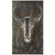 Wandgarderobe Schwarz Nickel - Schwarz, MODERN, Metall (35/62/11cm)