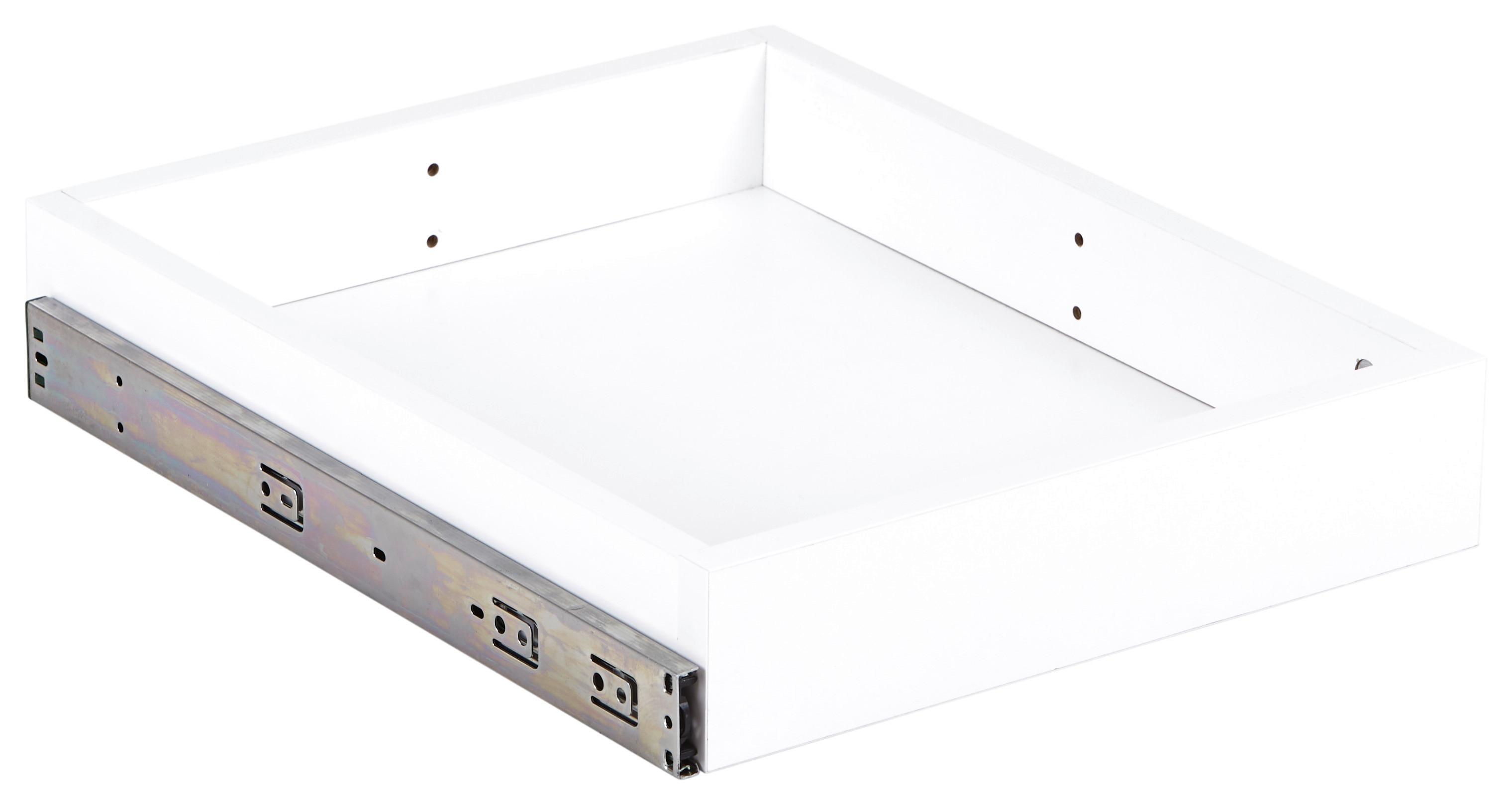 Predal Unit, Bela, Š. 42 Cm - bela, Moderno, leseni material (42,4/8/53cm) - Based