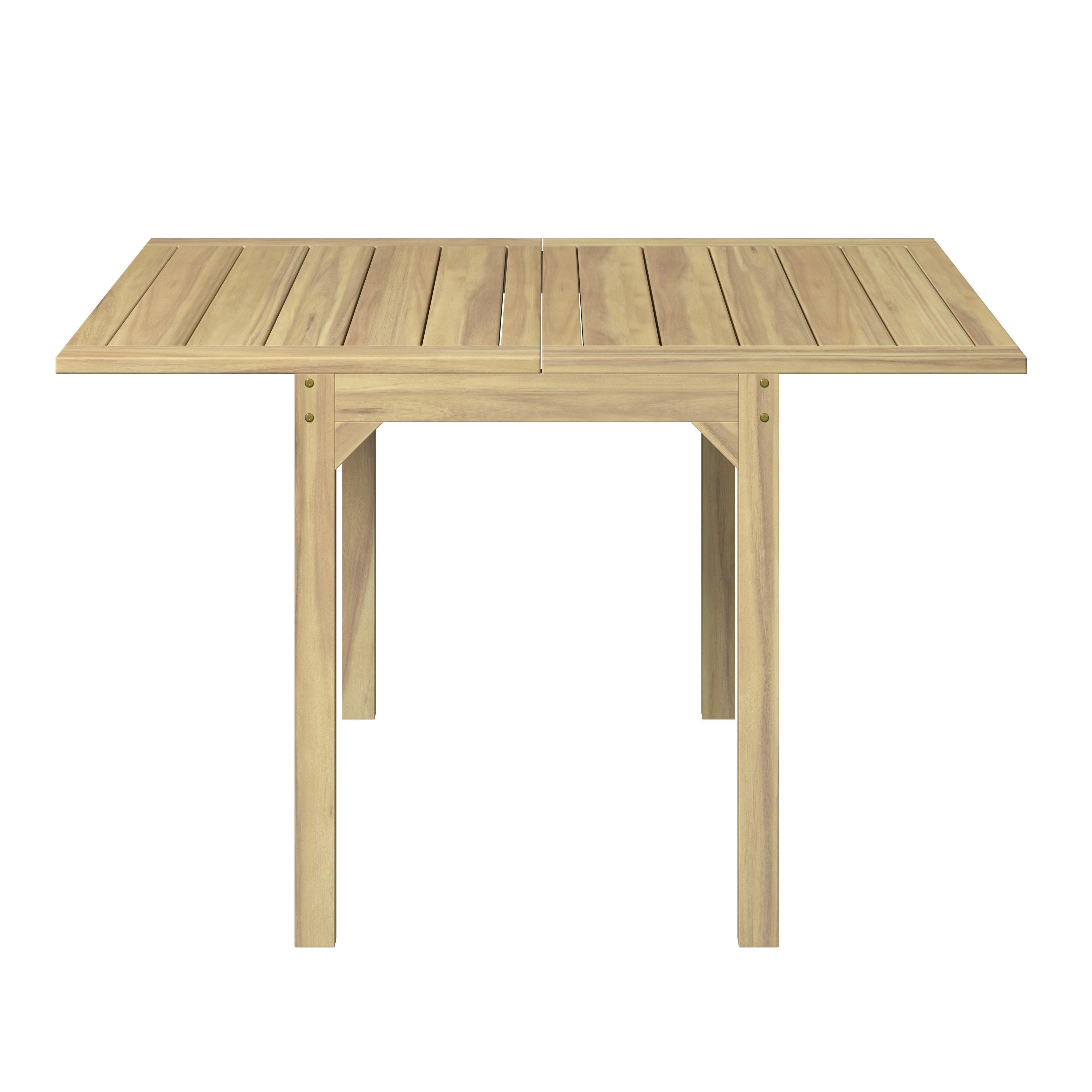BALKONGMÖBLER SET SANA - akaciefärgad, Natur, trä (60-120/60/73,3cm) - Mömax