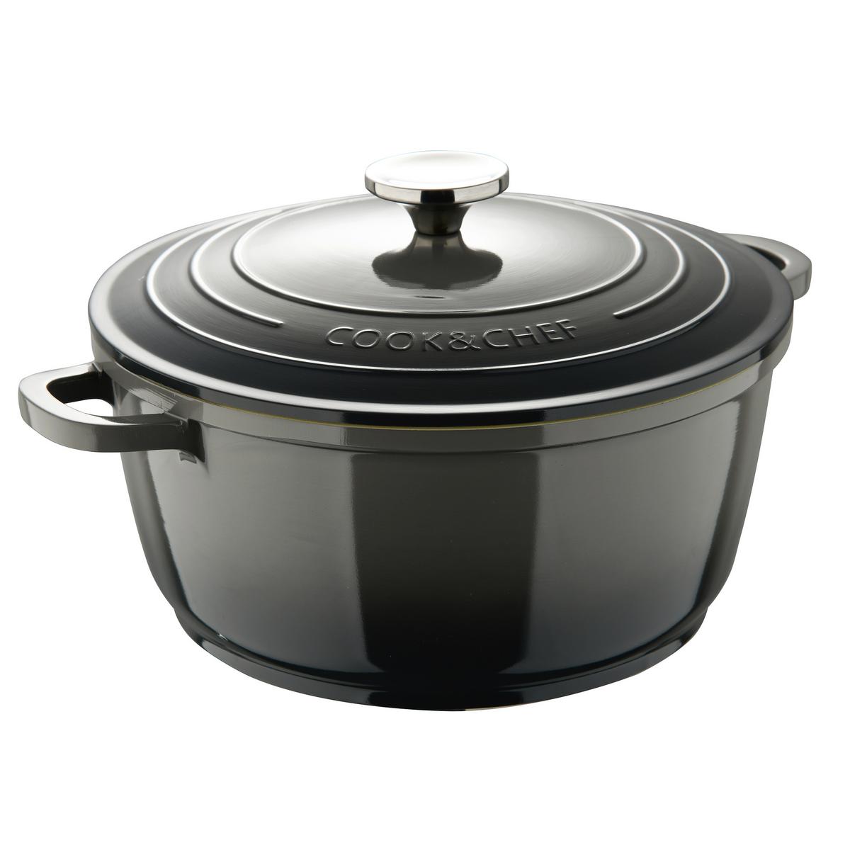 Cratiță cu capac ELISA 2,4L - gri, Konventionell, metal (20/9cm) - Modern Living