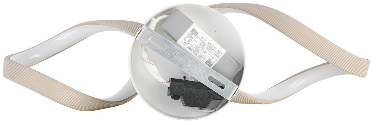 LAMPA SUFITOWA BEATRIX - kolor piaskowy, Trend, tworzywo sztuczne/metal (40/14/12cm) - Collet's Monde