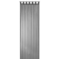 ZASŁONA NA SZELKACH 2 SZTUKI SZARA - szary, Basics, tkanina (140/300cm)