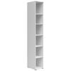Etajeră MULTI - alb, Modern, material pe bază de lemn (30/195/40cm) - Modern Living