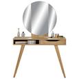 Schminktisch in Eichefarben - Eichefarben, Holz/Holzwerkstoff (100/150/53cm) - PREMIUM LIVING