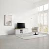 TV-ELEMENT KORSIKA -EXKLUSIV- - Wit/Eikenkleuren, Romantik / Landhaus, Houtcomposiet/Metaal (185/61,4/43cm) - Mömax