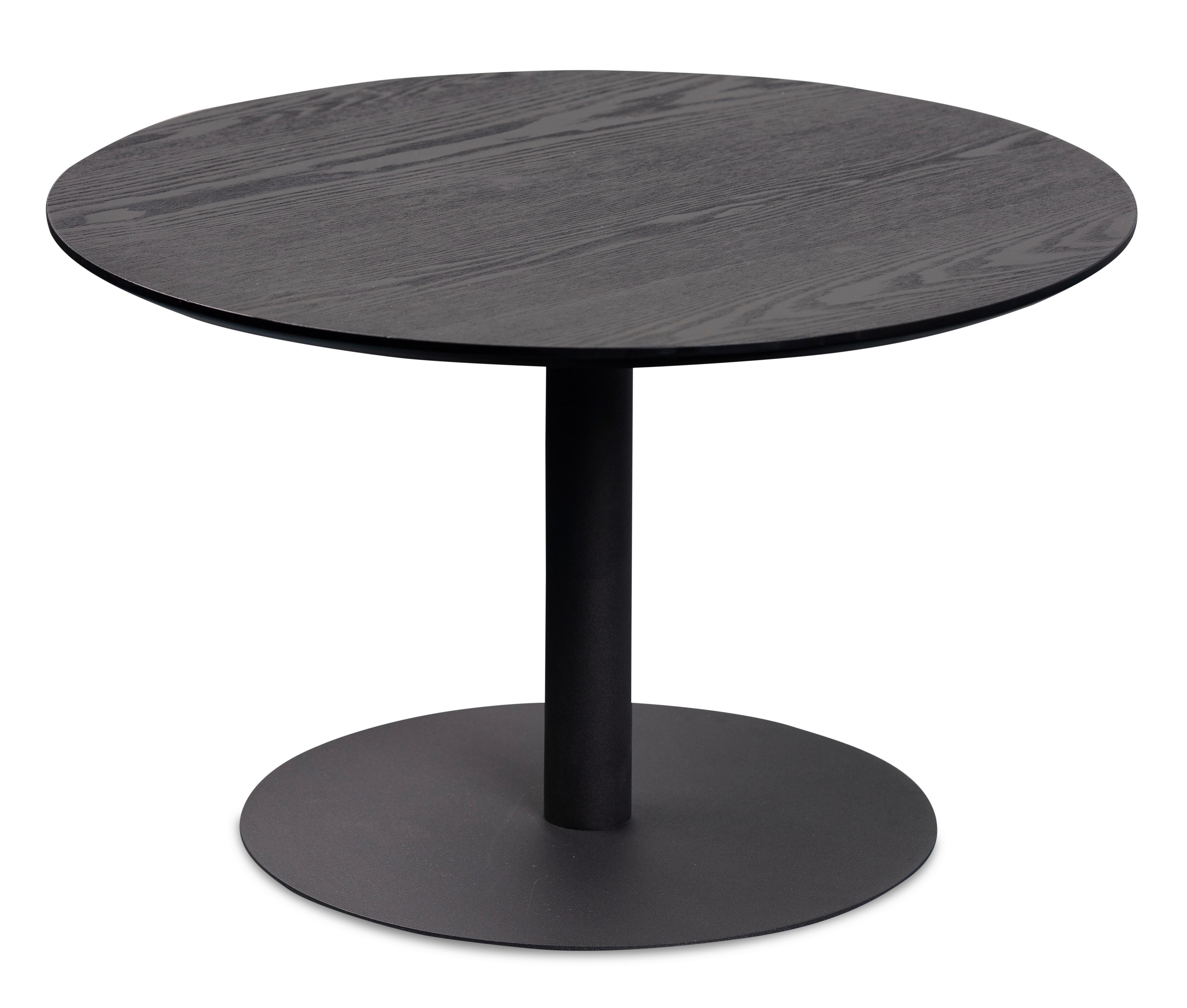 STOLIK KAWOWY IDA 2 - czarny, Design, materiał drewnopochodny/metal (60/60/37cm) - Xora