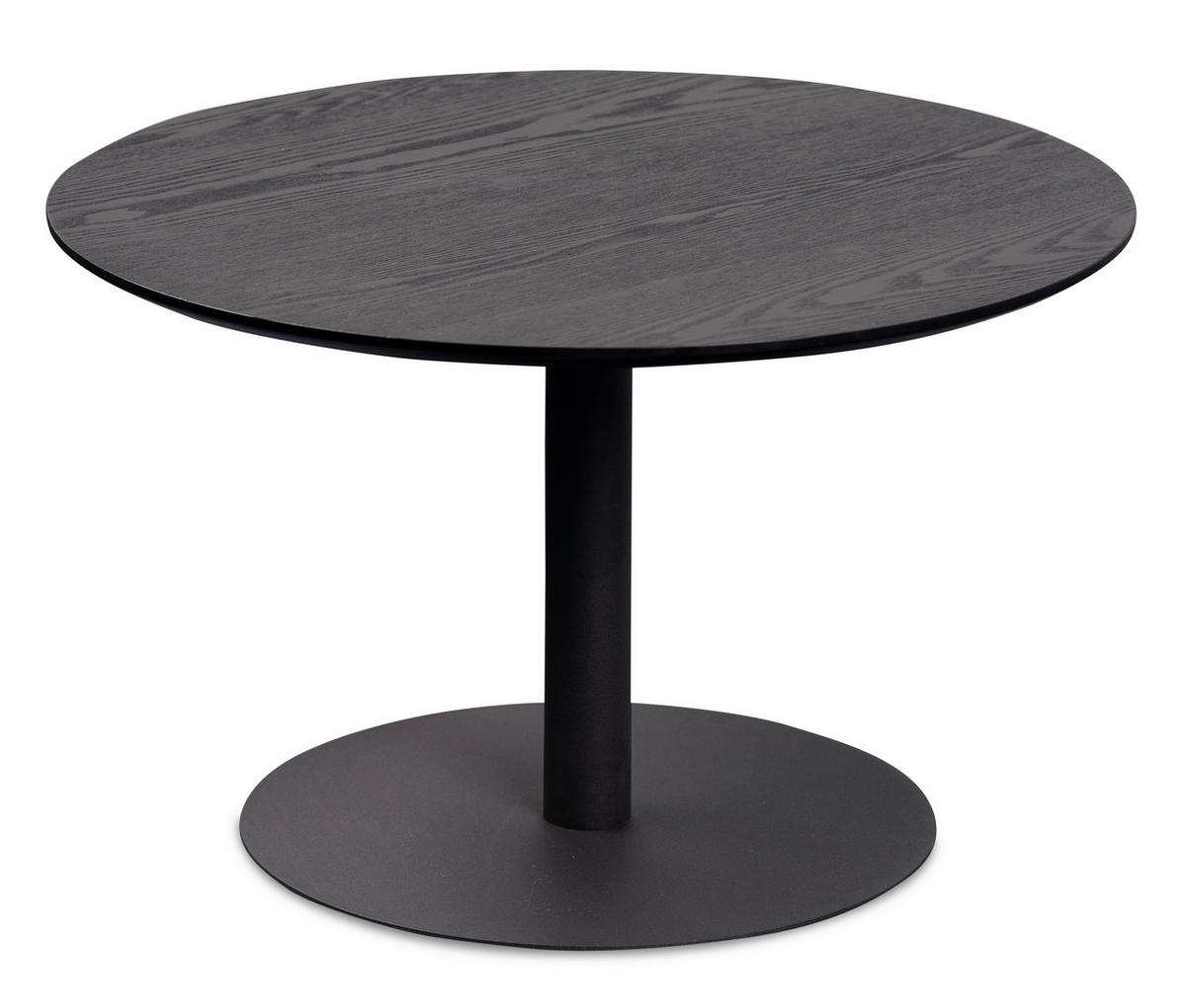 STOLIK KAWOWY IDA 2 - czarny, Design, materiał drewnopochodny/metal (60/60/37cm) - Xora