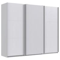 Ormar S Kliznim Vratima Andorra - bijela, Moderno, drvni materijal/metal (250/216/65cm) - Modern Living