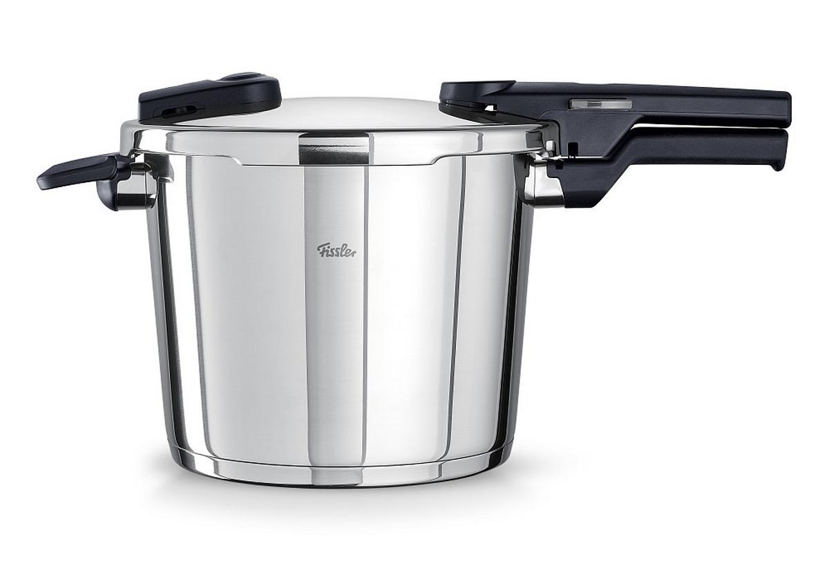 SZYBKOWAR 600-410-04-070/0 FISSLER - kolor srebrny, Basics, metal (4.5l) - Fissler