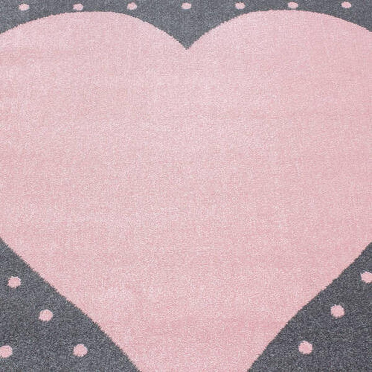 Kinderteppich Bambi Pink ca. 140x200cm - Pink, Trend, Textil (140/200cm) - Ben'n'jen