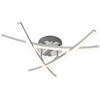 LED-TAKLAMPA KRISTINA - kromfärg/silver, Modern, metall/plast (56/56/11cm) - Mömax