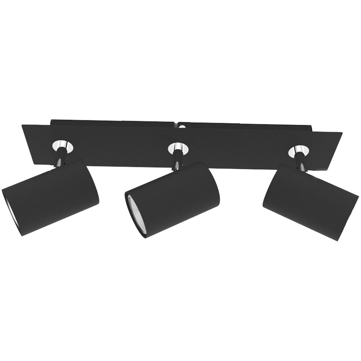 LAMPA REFLEKTOROWA ROCKET *SBX* - czarny, Basics, metal (40/7/15cm) - Novel