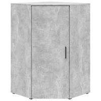 Eckkommode Multistauraum Grau - Schwarz/Grau, Modern, Holzwerkstoff/Kunststoff (71,5/115/71,5cm) - Premium Living