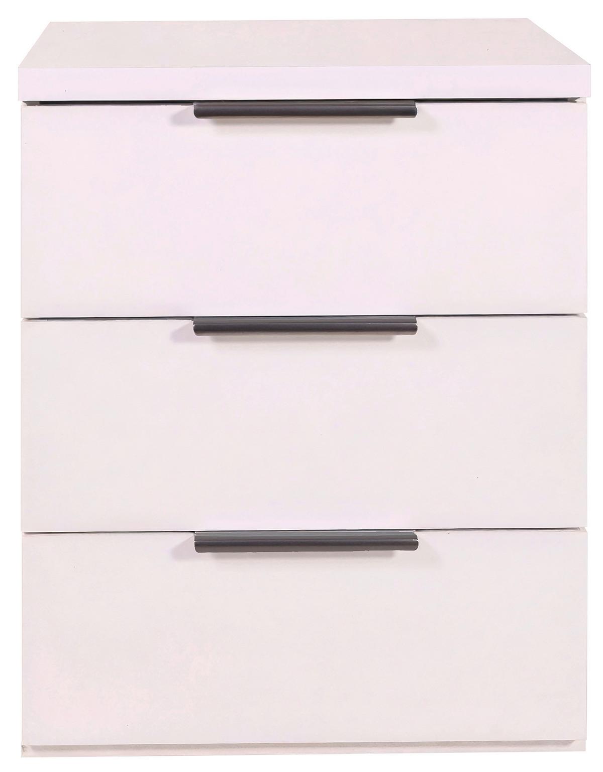 Nachtkästchen Mundi Kaschmirfarben - Kaschmir/Anthrazit, MODERN, Holzwerkstoff (49/63,5/40cm) - Mömax