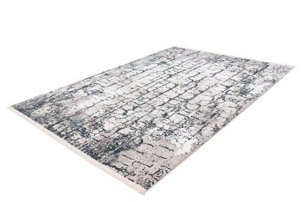 Vintage-teppich Akropolis - Blau/Grau, Design, Textil (160/230cm) - Kayoom