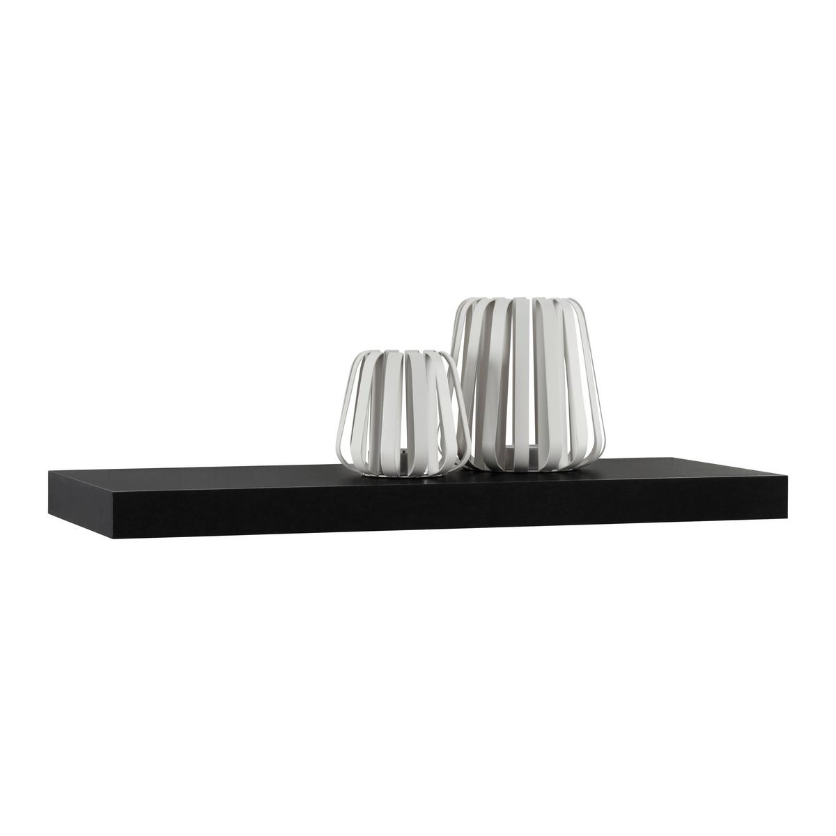 Wandboard Mister Office in Schwarz - Schwarz, Modern, Holzwerkstoff (60/4/24cm) - Mömax