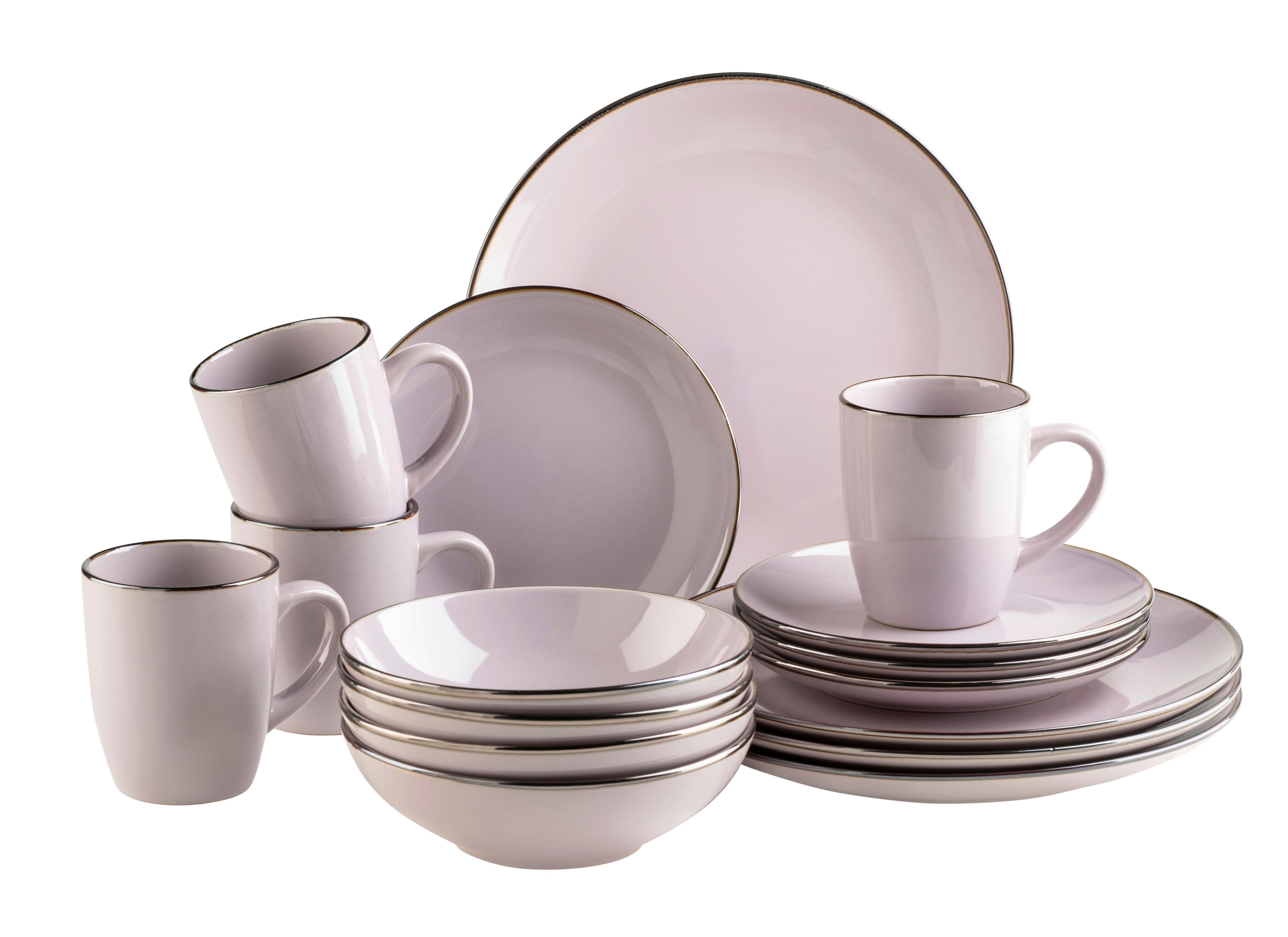 KOMBISERVICE KOMBISERVICE, 934026 - Dunkelrosa, Basics, Keramik - Mäser