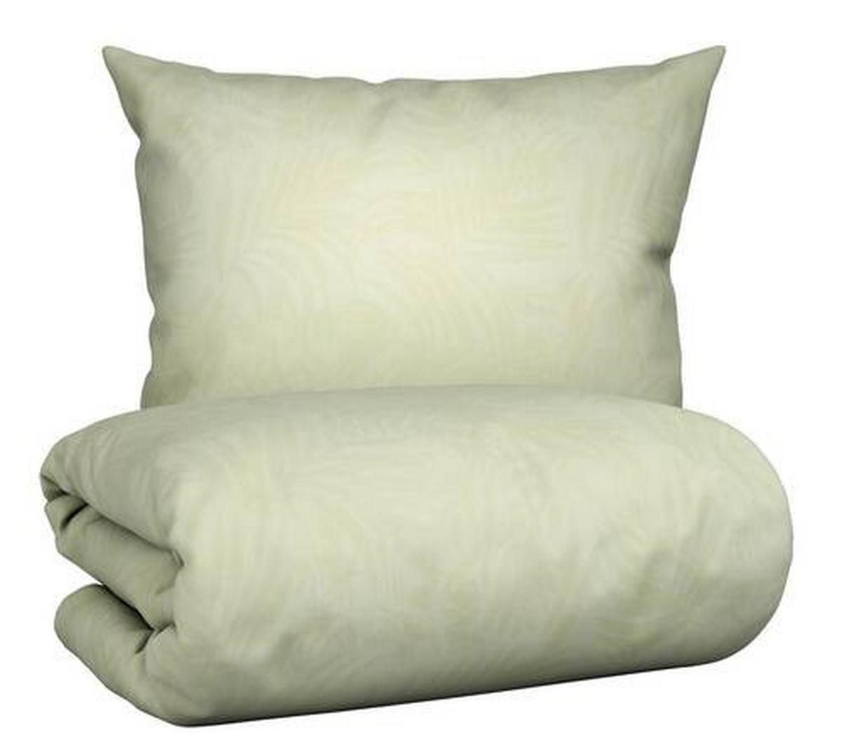 Lenjerie de pat Corinne, cca. 50x70/140x200cm - verde deschis, Romantik / Landhaus, textil (140/200cm) - Mömax