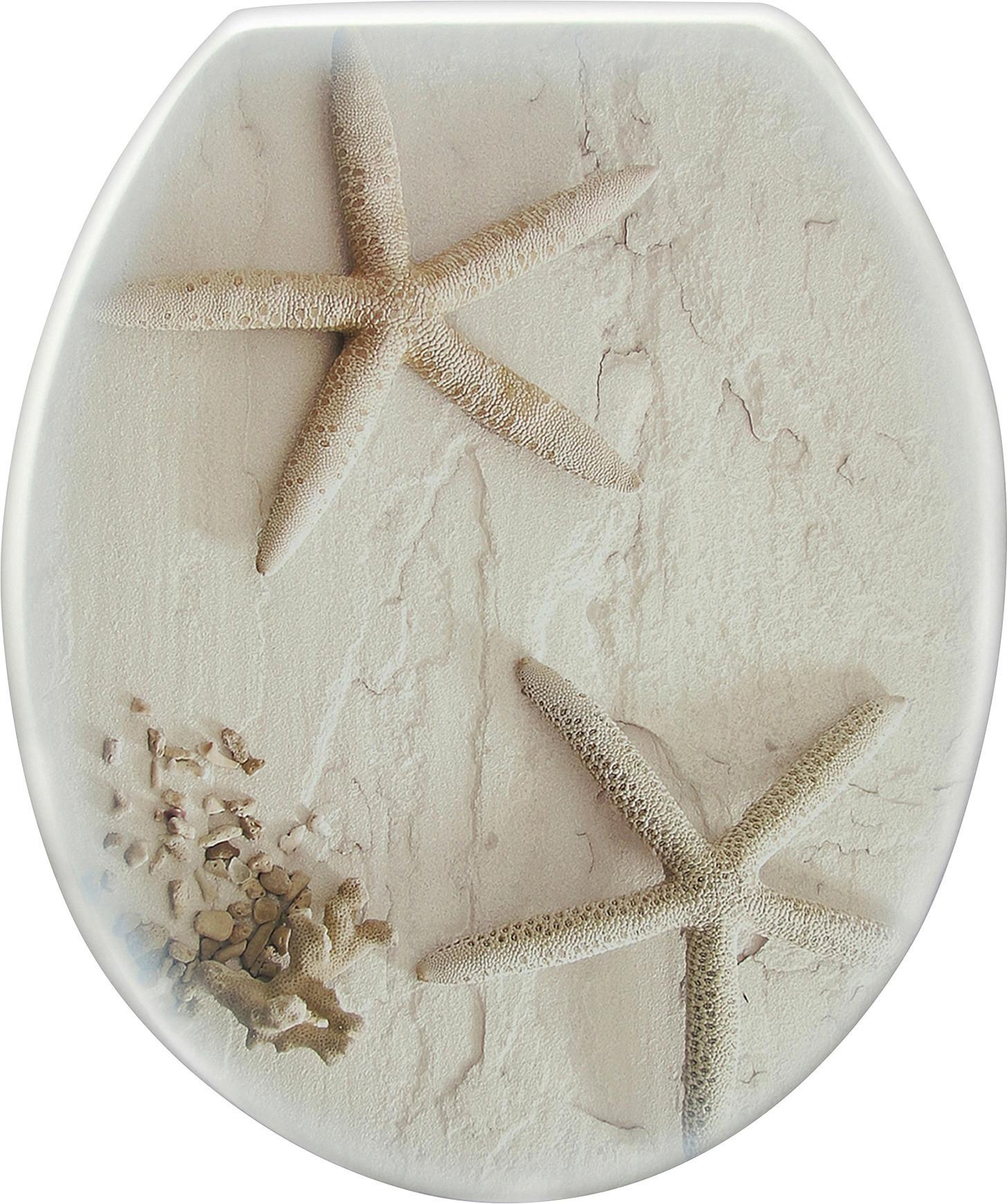 Wc Ülőke Aquatic - bézs, Modern, faalapú anyag (38/4/45cm)