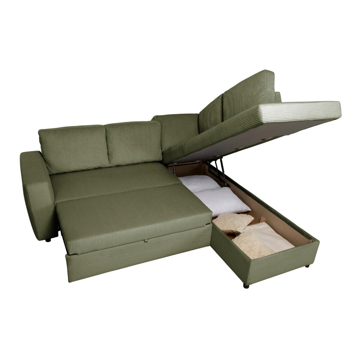 Coltar TOULOUSE - kaki, Trend, lemn/metal (224/206cm)