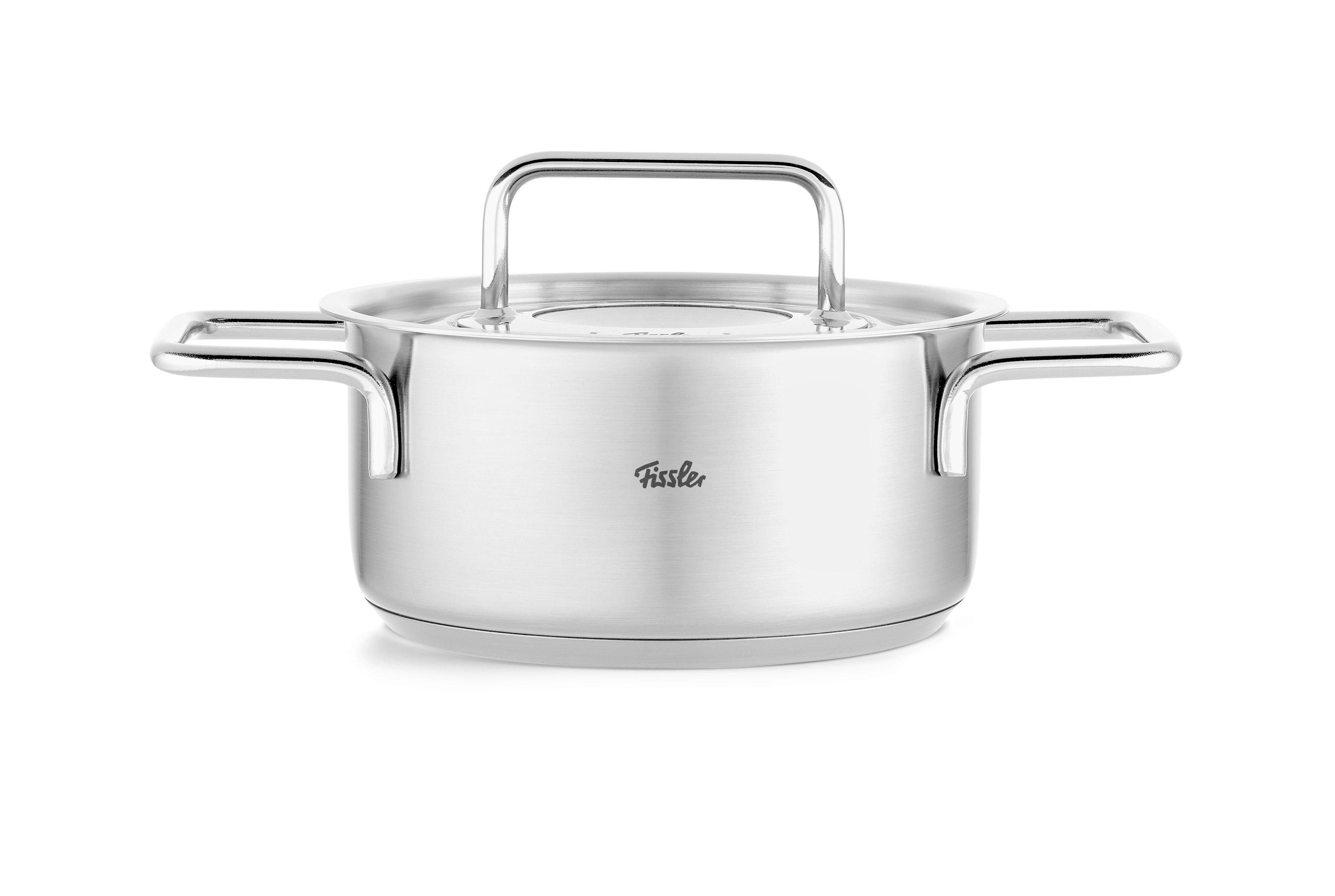 GARNEK 086-114-16-000/0 FISSLER - kolor srebrny, Basics, metal (16cm) - Fissler