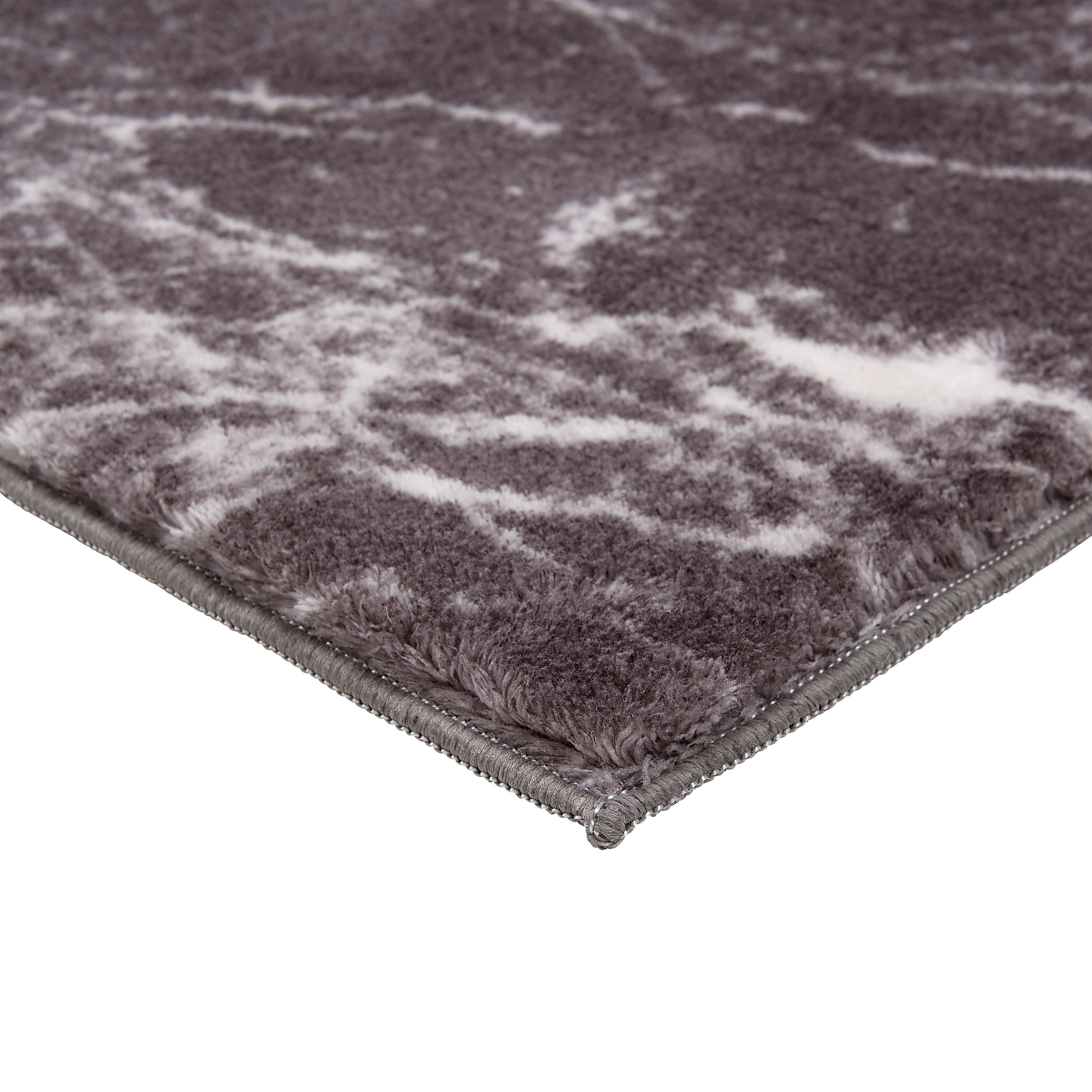VÄVD MATTA NEMOS 3 - antracit, Modern, plast (120/170cm) - Mömax