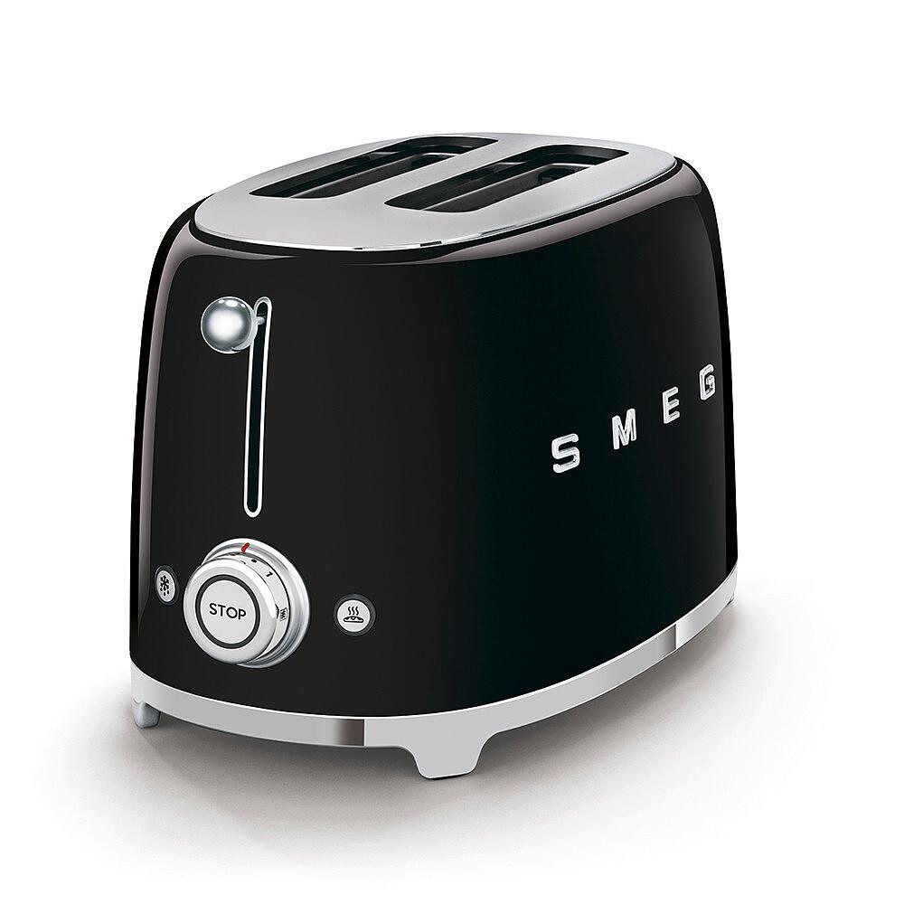 TOSTER TSF01BLEU SMEG - czarny, Basics, metal (31/19,8/19,5cm) - SMEG