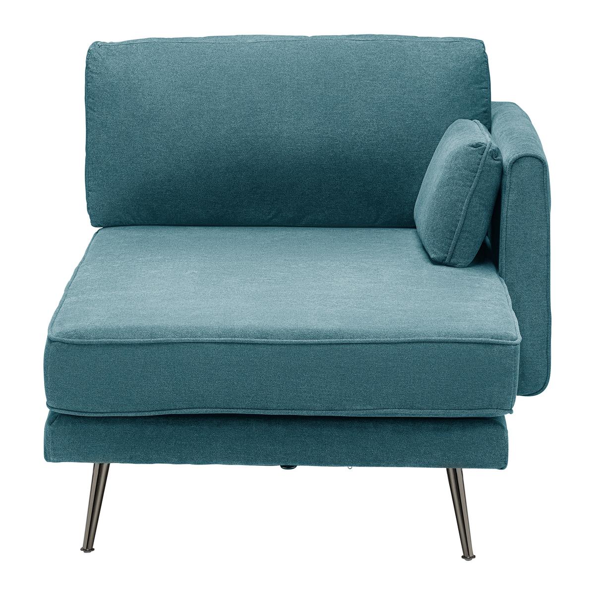 Wohnlandschaft grün, "Dunja" - Grau/Grün, Modern, Holz/Textil (295/89/161cm) - Bessagi Home