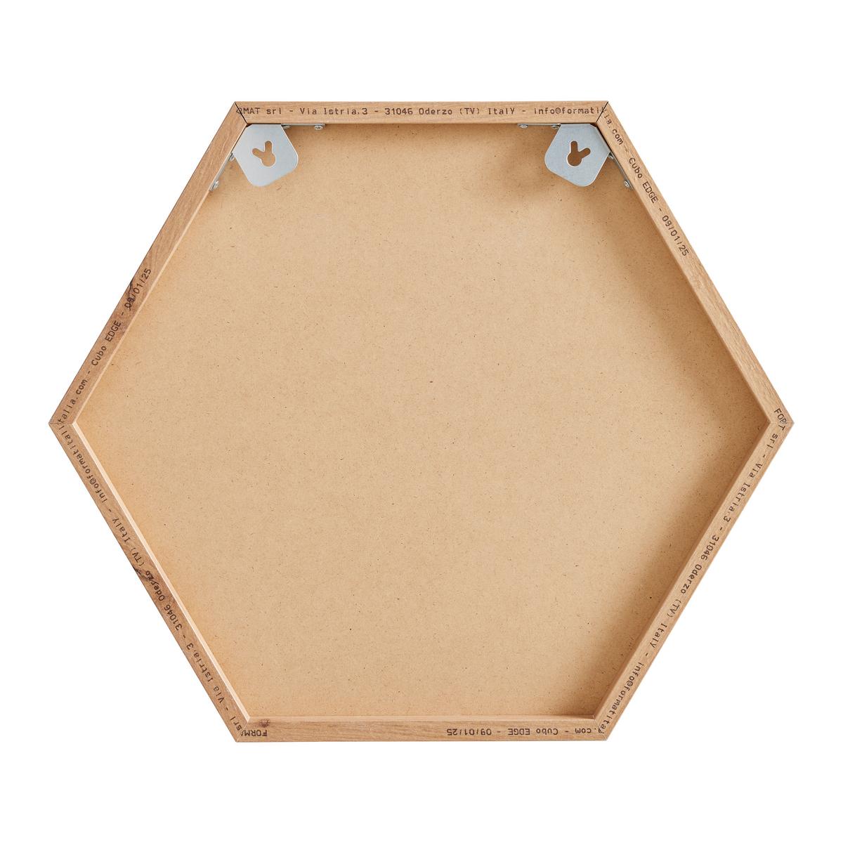 Etajeră de perete EDGE - stejar Artisan, Modern, material pe bază de lemn (51/44/19cm) - Modern Living