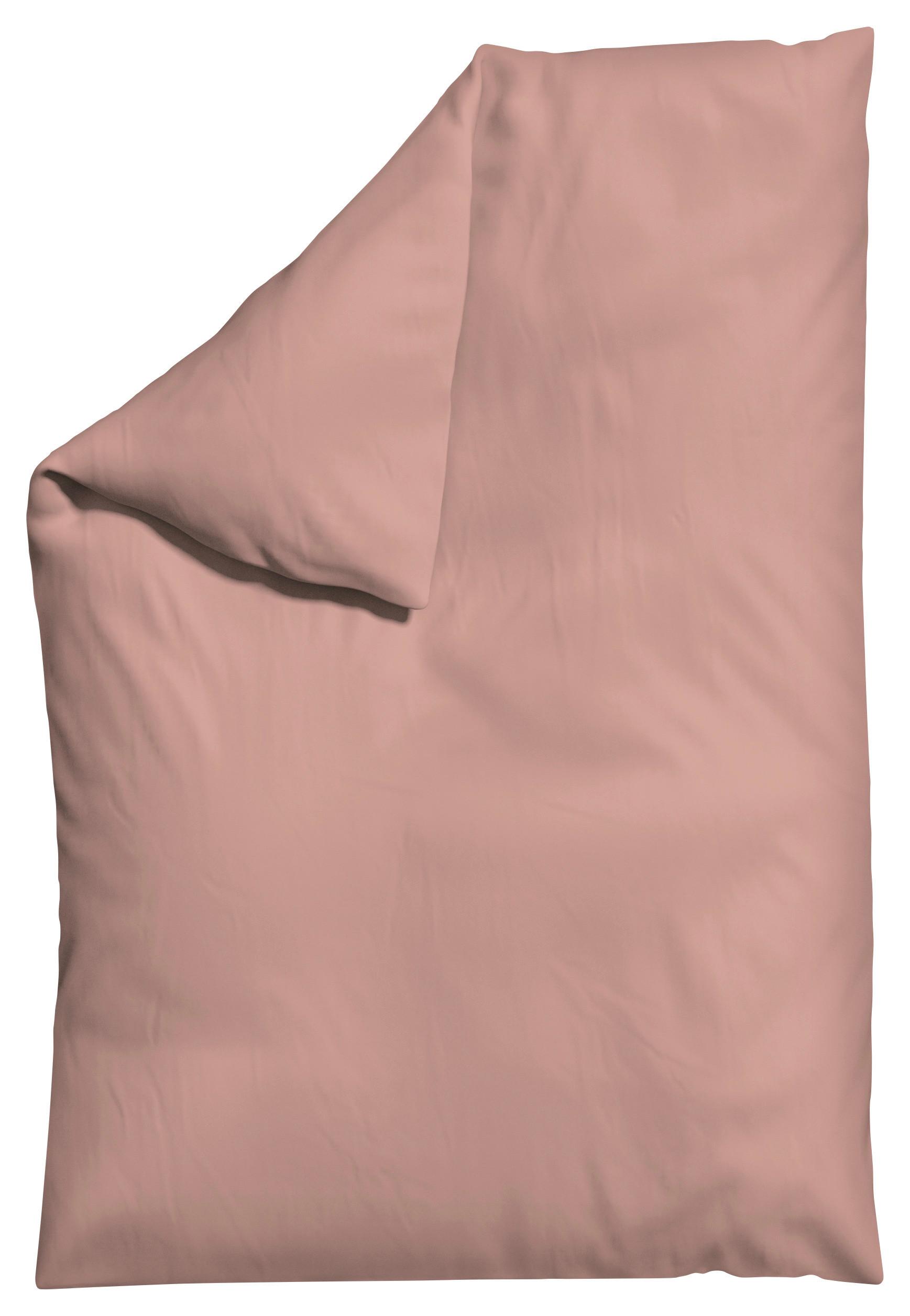 Bettdeckenbezug Woven Satin Rosa ca. 135-140x200cm - Rosa, Basics, Textil (135-140/200cm) - Schlafgut