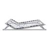 RIBBOTTEN SILVER FLEX KF - ljusgrå, trä (120/200cm) - Premium Living