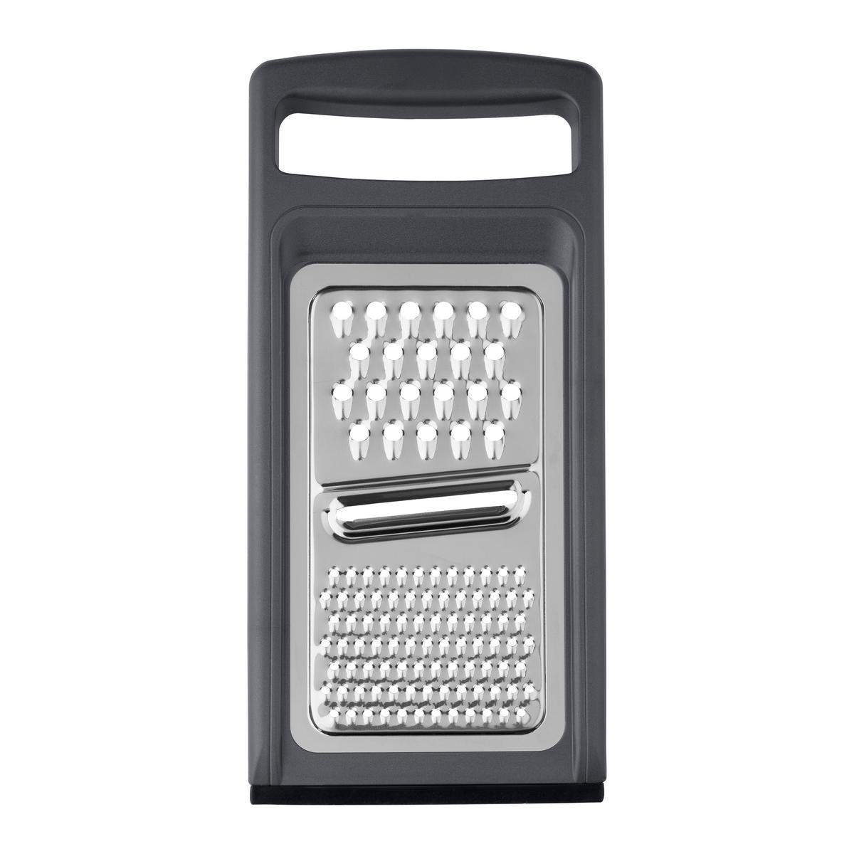 Ribež Kiki - tamno siva/boje oplemenjenog čelika, Konvencionalno, metal/plastika (28,2/12,8/1,5cm) - Mömax