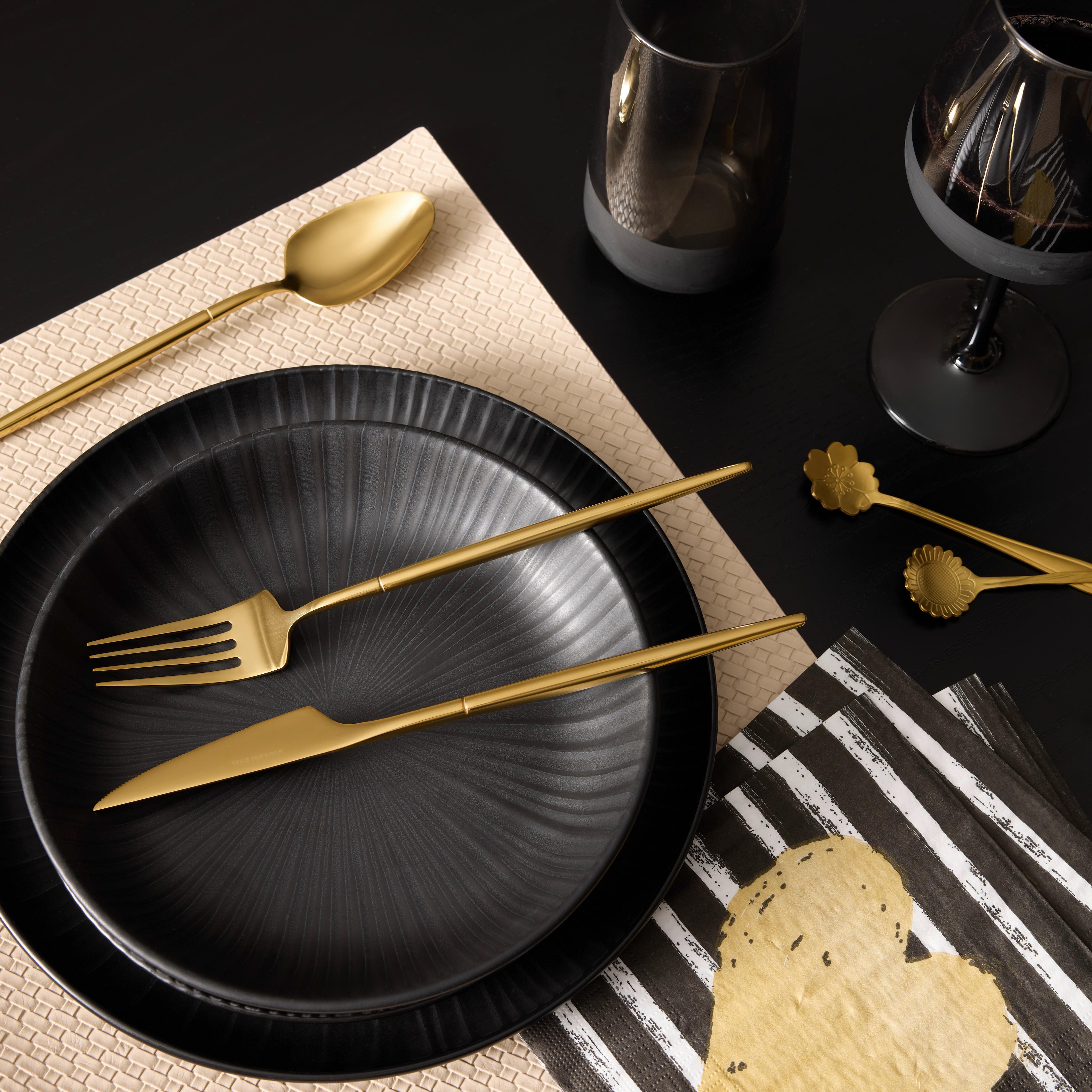 SERVIS BLACKY - svart, Modern, keramik - Mömax