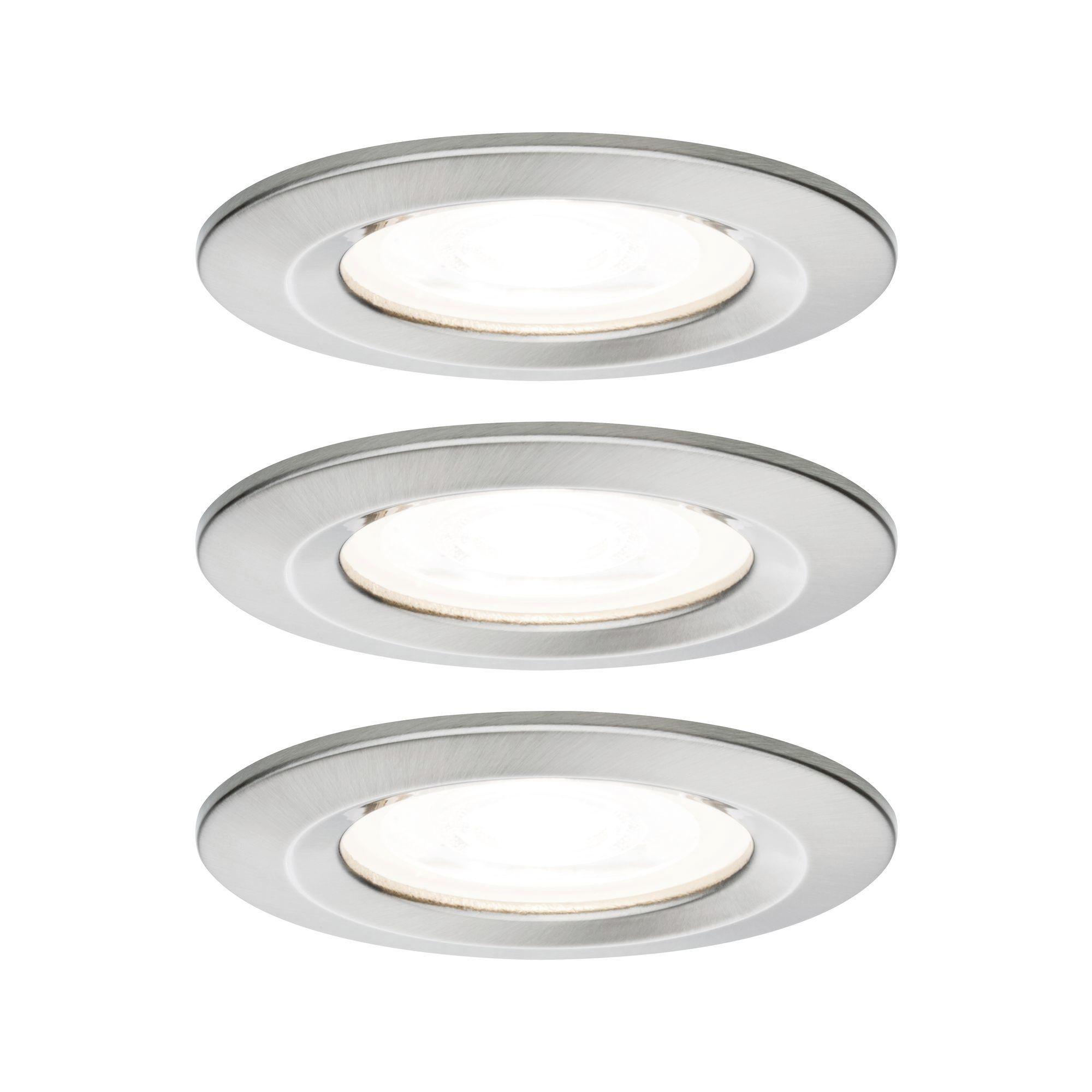 Deckenleuchte Nova in Alufarben max. 6,5 Watt - Alufarben, Basics, Metall (7,8cm) - Paulmann